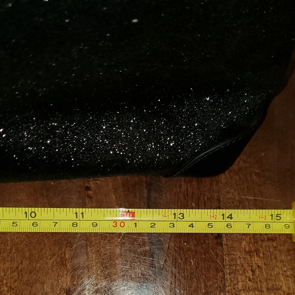 Kate Spade Black Glitter Tote Bag.  Super Cute! - Picture 13 of 16